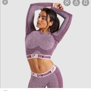 Gymshark Flex Long  Sleeve Crop Top